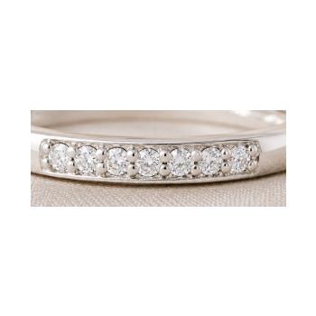 925 Sterling Silver 0.28 Ct Round Cubic Zirconia Ring