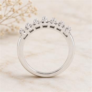 925 Sterling Silver 1.01 Ct Round Cubic Zirconia Ring 7 US Ring Size