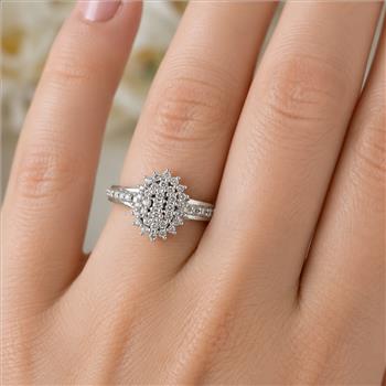925 Sterling Silver 1.29 Ct Round Cubic Zirconia Ring 7 US Ring Size