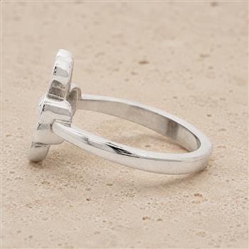 925 Sterling Silver 1.51 Ct Cubic Zirconia Ring 6 US Ring Size