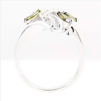 925 Sterling Silver 2.89 Ct Cubic Zirconia Ring 8  US Ring Size