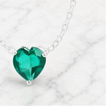 925 Sterling Silver 2.95 Ct Round Amethyst Green Topaz Pendant