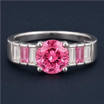 925 Sterling Silver 3.26 Ct Created Glass Cz Ring 7 US Ring Size