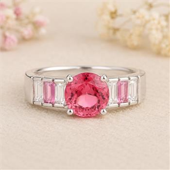 925 Sterling Silver 3.26 Ct Created Glass Cz Ring 7 US Ring Size
