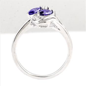 925 Sterling Silver 3.81 Ct Cubic Zirconia Ring 9 US Ring Size