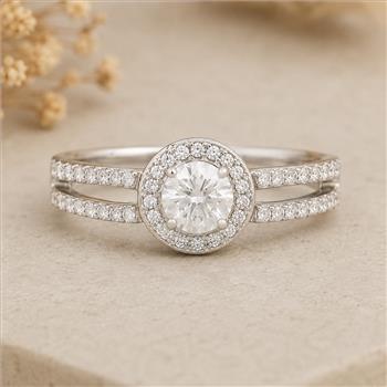 925 Sterling Silver 3.93 Ct Cubic Zirconia Ring 8 US Ring Size
