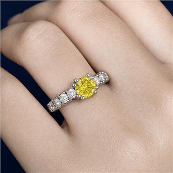 925 Sterling Silver 5.38 Ct Cubic Zirconia Ring 6 US Ring Size