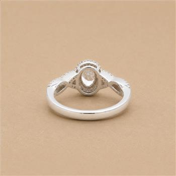 925 Sterling Silver 6.29 Ct Cubic Zirconia Ring 7 US Ring Size