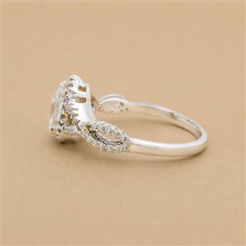 925 Sterling Silver 6.29 Ct Cubic Zirconia Ring 7 US Ring Size