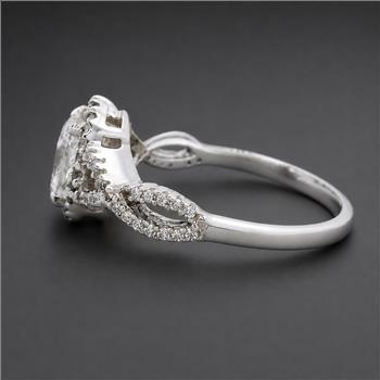 925 Sterling Silver 6.29 Ct Cubic Zirconia Ring 8 US Ring Size