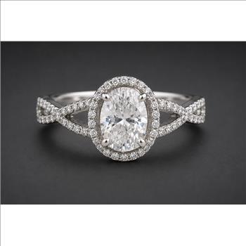 925 Sterling Silver 6.29 Ct Cubic Zirconia Ring 8 US Ring Size