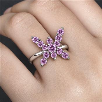 925 Sterling Silver 7.37 Ct Cubic Zirconia Ring 7 US Ring Size
