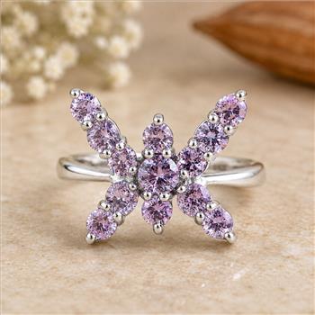 925 Sterling Silver 7.37 Ct Cubic Zirconia Ring