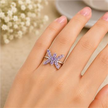 925 Sterling Silver 7.37 Ct Cubic Zirconia Ring