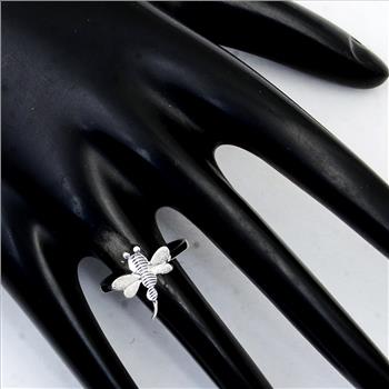 NO RESERVE 0.00 Ct Plain 925 Sterling Silver Ring