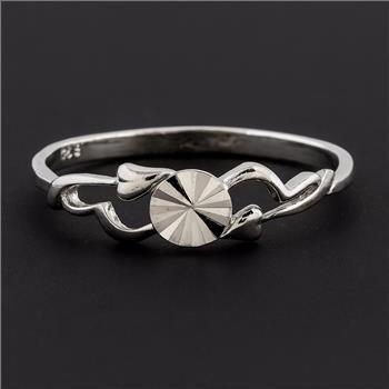 NO RESERVE 0.00 Ct Plain 925 Sterling Silver Ring