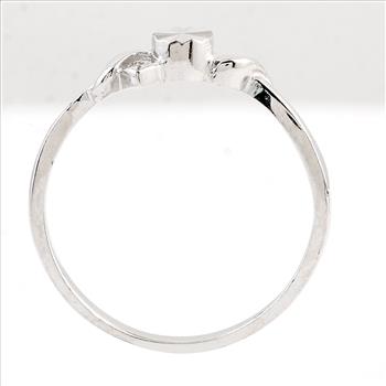 NO RESERVE 0.00 Ct Plain 925 Sterling Silver Ring