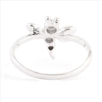 NO RESERVE 0.00 Ct Plain 925 Sterling Silver Ring