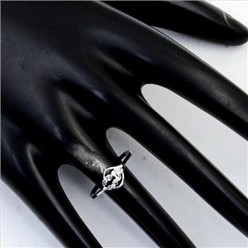 NO RESERVE 0.00 Ct Plain 925 Sterling Silver Ring