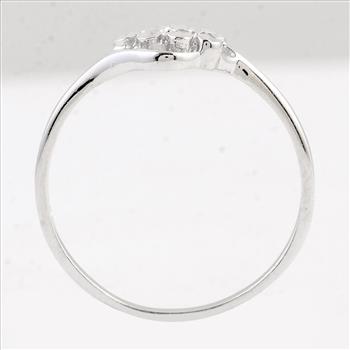 NO RESERVE 0.00 Ct Plain 925 Sterling Silver Ring