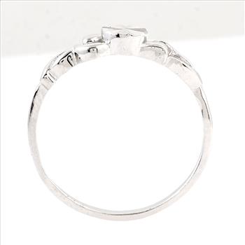 NO RESERVE 0.00 Ct Plain 925 Sterling Silver Ring