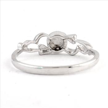 NO RESERVE 0.00 Ct Plain 925 Sterling Silver Ring