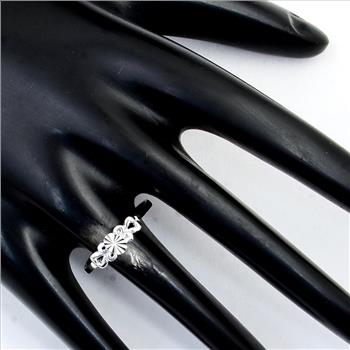 NO RESERVE 0.00 Ct Plain 925 Sterling Silver Ring