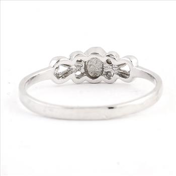 NO RESERVE 0.00 Ct Plain 925 Sterling Silver Ring