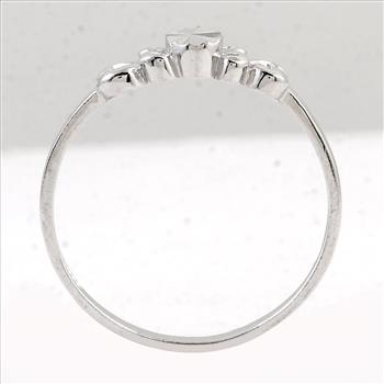 NO RESERVE 0.00 Ct Plain 925 Sterling Silver Ring