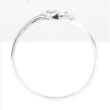 NO RESERVE 0.00 Ct Plain 925 Sterling Silver Ring