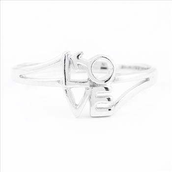 NO RESERVE 0.00 Ct Plain 925 Sterling Silver Ring