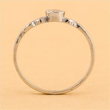 NO RESERVE 0.00 Ct Plain 925 Sterling Silver Ring