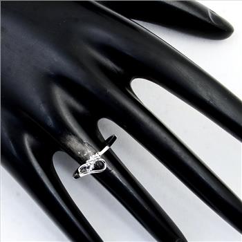 NO RESERVE 0.00 Ct Plain 925 Sterling Silver Ring