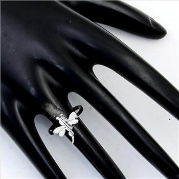 NO RESERVE 0.00 Ct Plain 925 Sterling Silver Ring