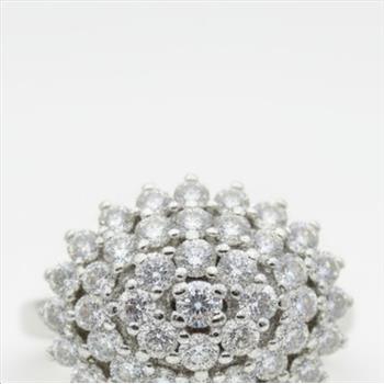 NO RESERVE 0.08 Ct Round Cubic Zirconia 925 Sterling Silver Ring