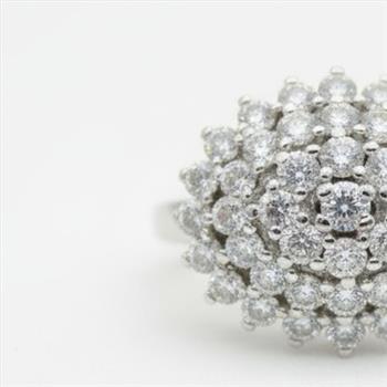 NO RESERVE 0.08 Ct Round Cubic Zirconia 925 Sterling Silver Ring