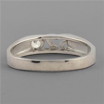 NO RESERVE 0.20 Ct Cubic Zirconia 925 Sterling Silver Ring