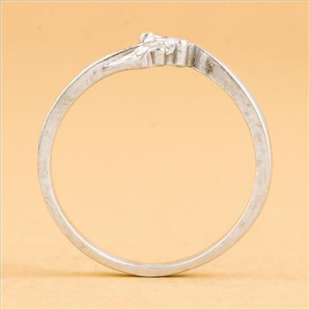 NO RESERVE 0.22 Ct Cubic Zirconia 925 Sterling Silver Ring