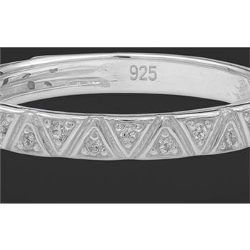 NO RESERVE 0.30 Ct Round Cubic Zirconia 925 Sterling Silver Ring