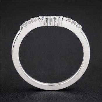 NO RESERVE 0.30 Ct Round Cubic Zirconia 925 Sterling Silver Ring