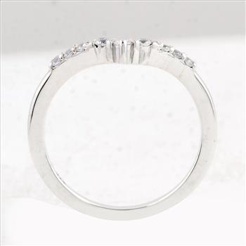 NO RESERVE 0.30 Ct Round Cubic Zirconia 925 Sterling Silver Ring