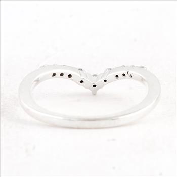 NO RESERVE 0.30 Ct Round Cubic Zirconia 925 Sterling Silver Ring