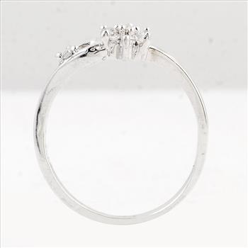 NO RESERVE 0.31 Ct Cubic Zirconia 925 Sterling Silver Ring