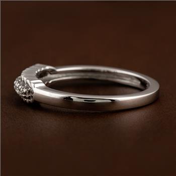 NO RESERVE 0.31 Ct Round Cubic Zirconia 925 Sterling Silver Ring