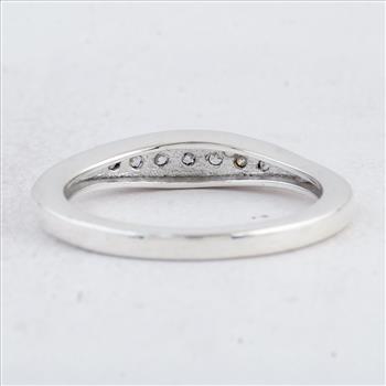 NO RESERVE 0.38 Ct Round Cubic Zirconia 925 Sterling Silver Ring