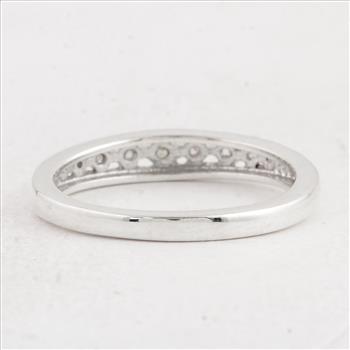 NO RESERVE 0.39 Ct Round Citrine 925 Sterling Silver Ring