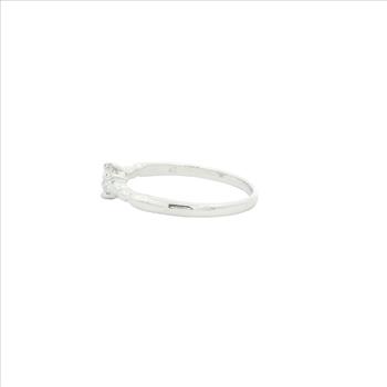 NO RESERVE 0.63 Ct Cubic Zirconia 925 Sterling Silver Ring