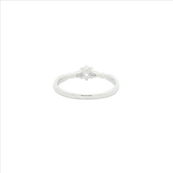 NO RESERVE 0.63 Ct Cubic Zirconia 925 Sterling Silver Ring