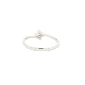 NO RESERVE 0.65 Ct Cubic Zirconia 925 Sterling Silver Ring