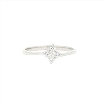 NO RESERVE 0.65 Ct Cubic Zirconia 925 Sterling Silver Ring